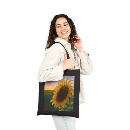 Sunflower at Sunset Watercolor Tote