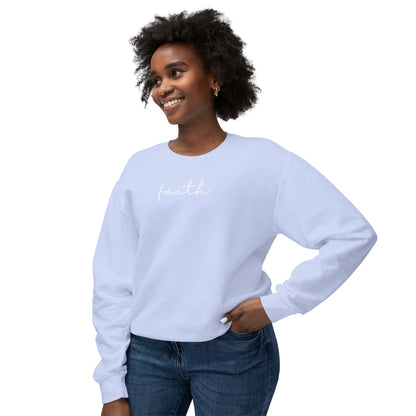Faith Script Lightweight Sweatshirt