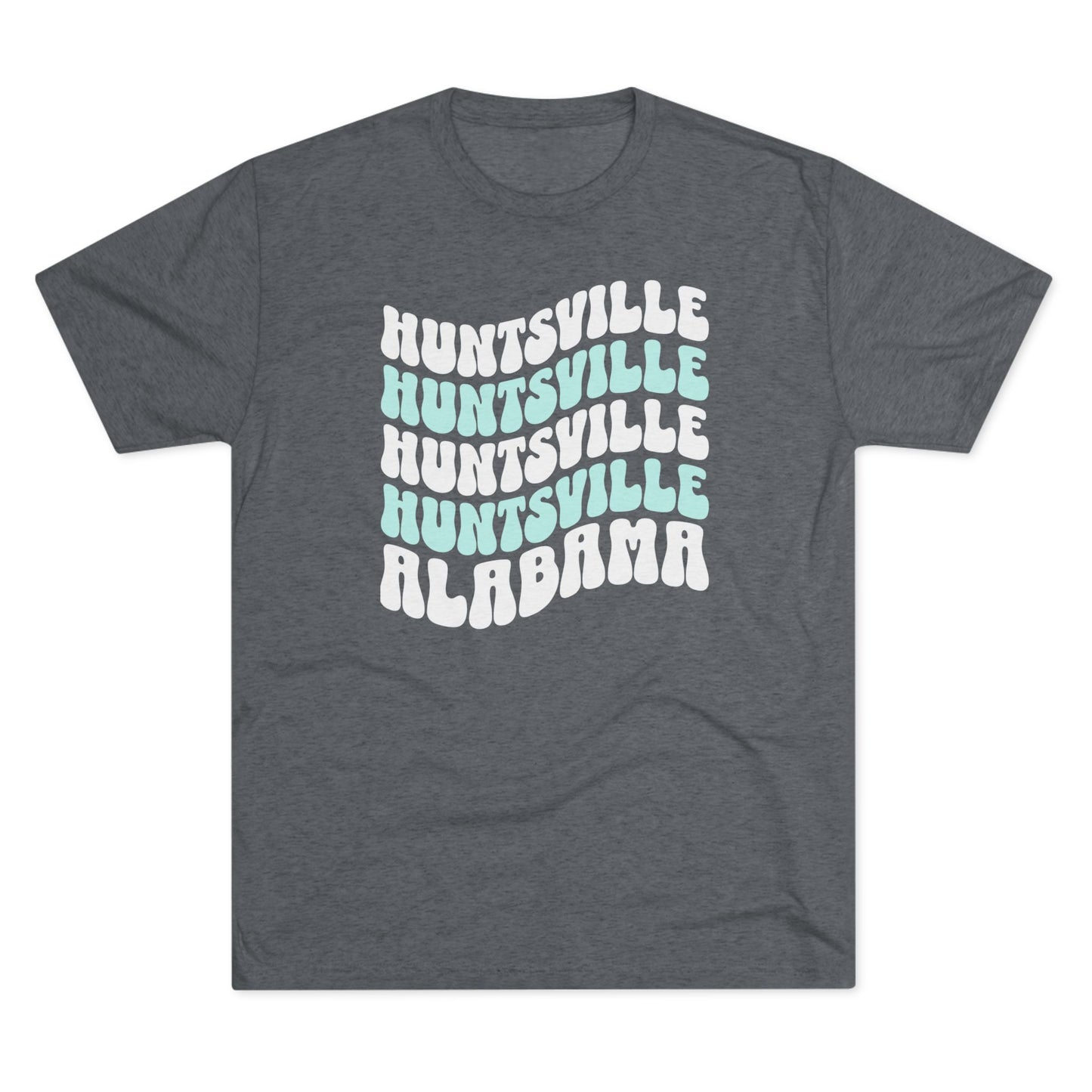 Huntsville AL Wavy Repeat T-Shirt