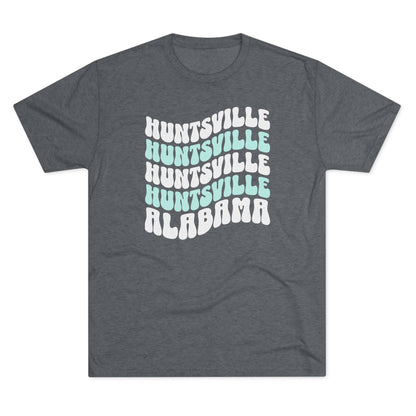 Huntsville AL Wavy Repeat T-Shirt