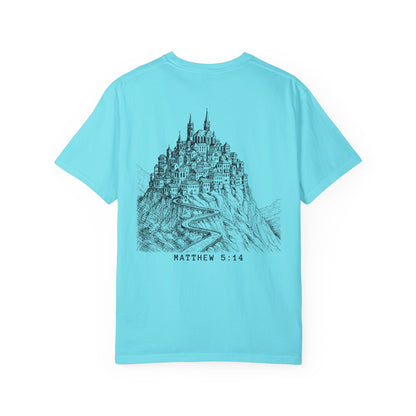 Matthew 5:14 - A City Set on a Mountain - Graphic T-Shirt