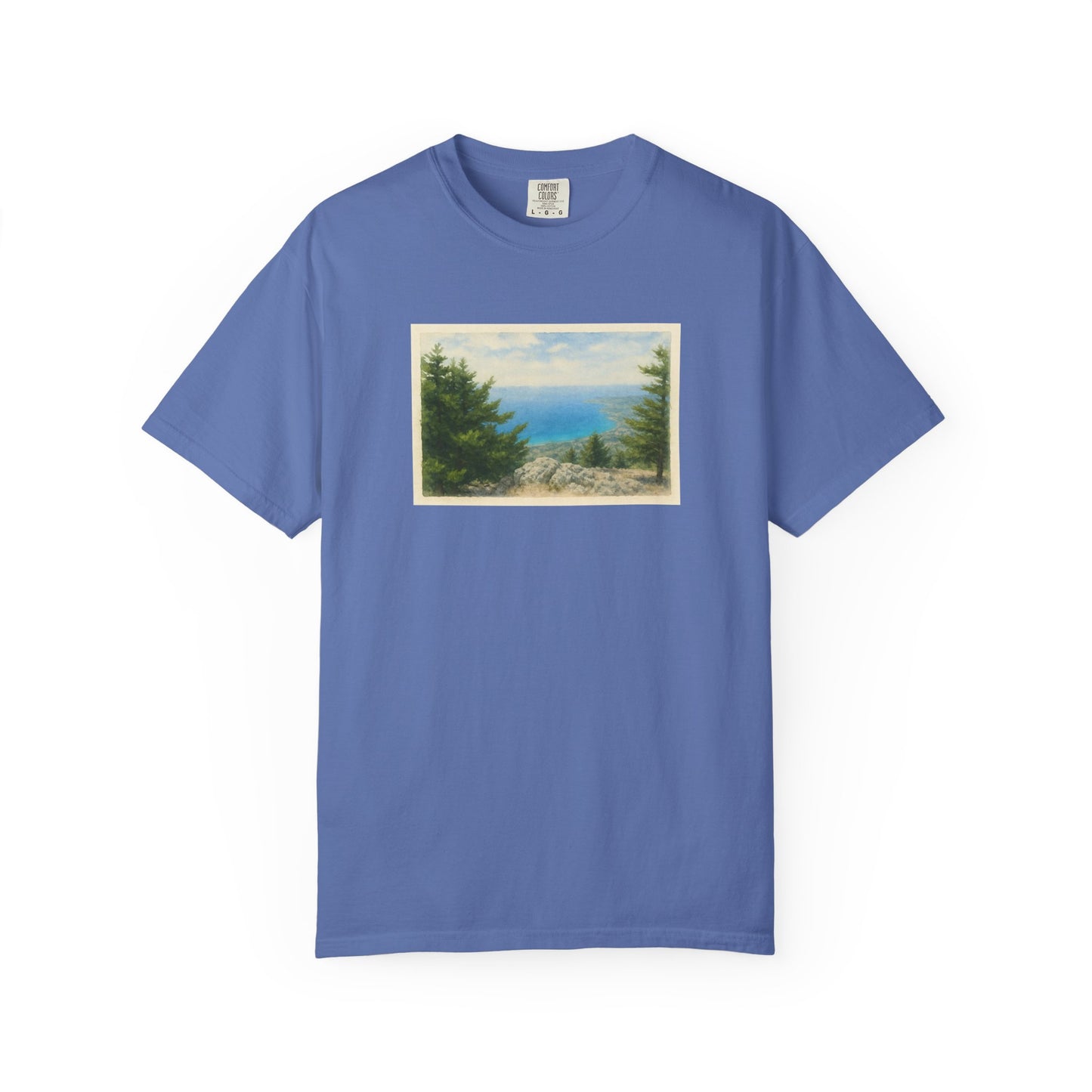 Greece Watercolor Graphic T-Shirt