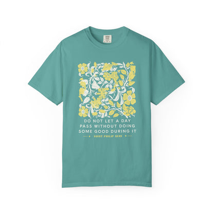 Saint Philip Neri Floral Graphic T-Shirt