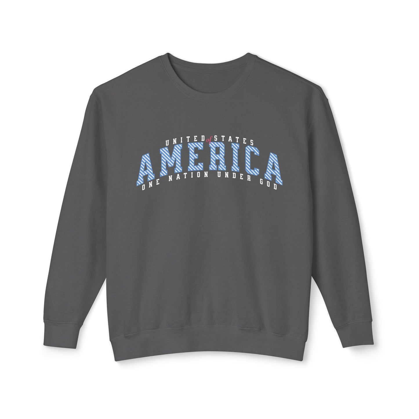 USA One Nation Under God Lightweight Sweatshirt