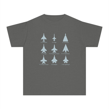 United States Fighter Jets Youth Graphic T-Shirt