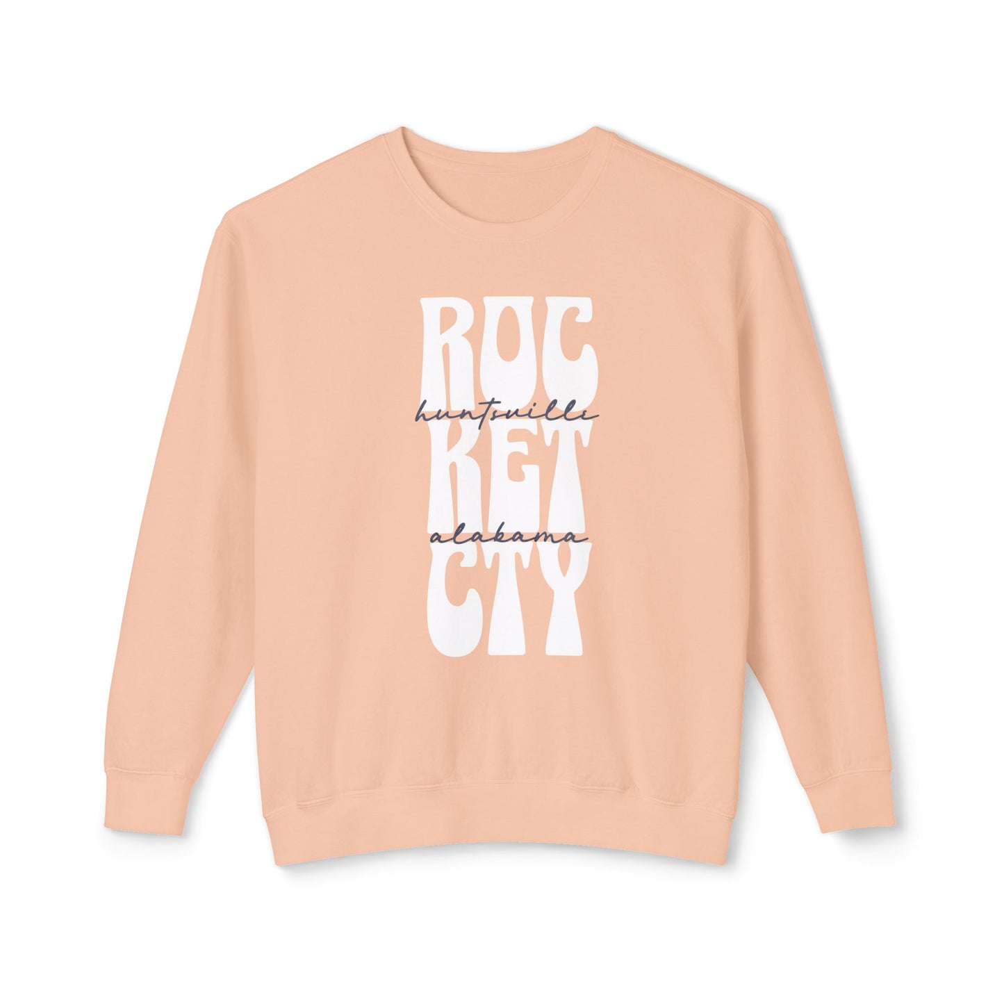 Rocket City Block Lettering Lightweight Sweatshirt