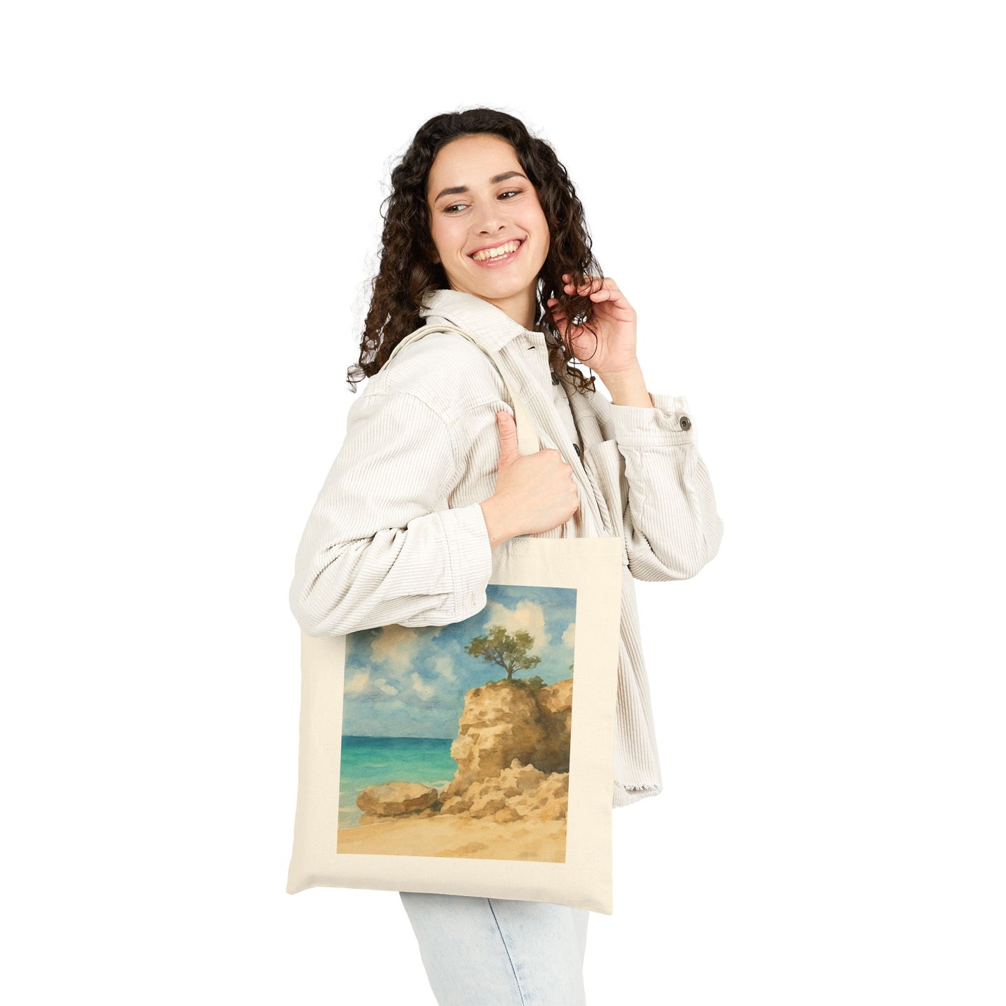 Tropical Rocky Shore Tote