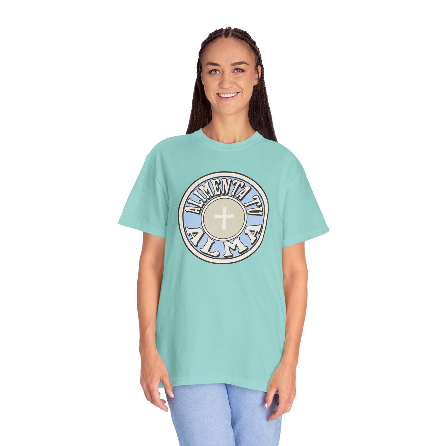 Feed Your Soul with Jesus - Spanish Option - Graphic T-Shirt