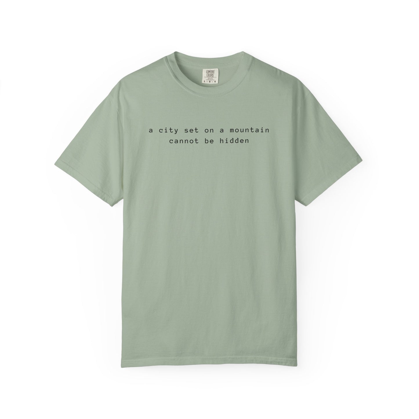 Matthew 5:14 - A City Set on a Mountain - Graphic T-Shirt
