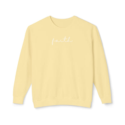 Faith Script Lightweight Sweatshirt