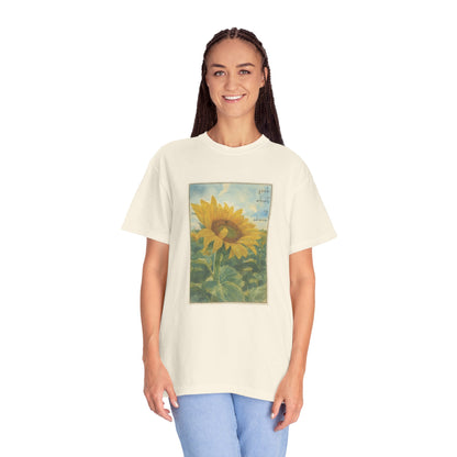 Sunflower (Seek what is Above) Watercolor T-Shirt