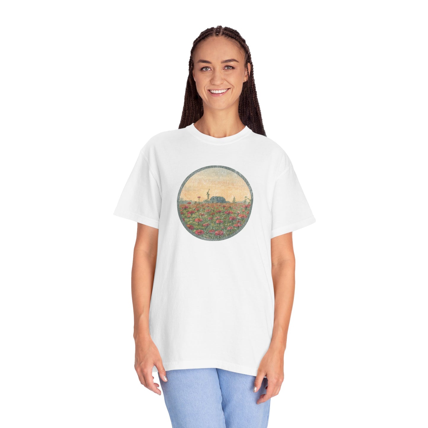 Field of Zinnias Graphic T-Shirt