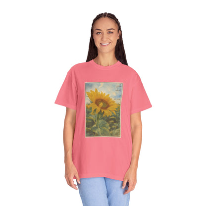 Sunflower (Seek what is Above) Watercolor T-Shirt
