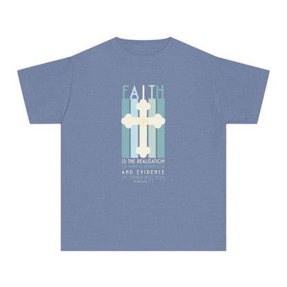Hebrews 11:1 Faith Youth Graphic T-Shirt