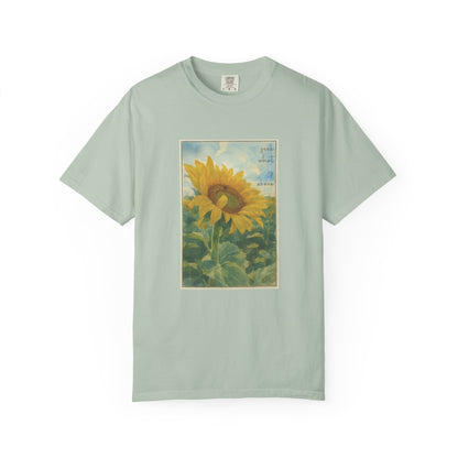 Sunflower (Seek what is Above) Watercolor T-Shirt