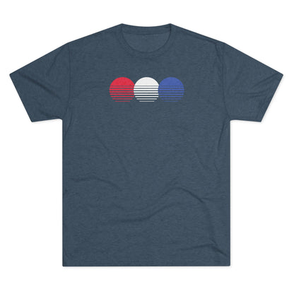 Patriotic Chasing Sunsets Tri-Blend T-Shirt