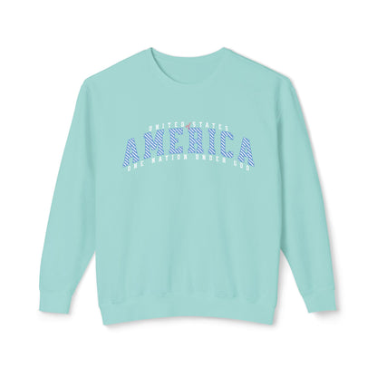 USA One Nation Under God Lightweight Sweatshirt