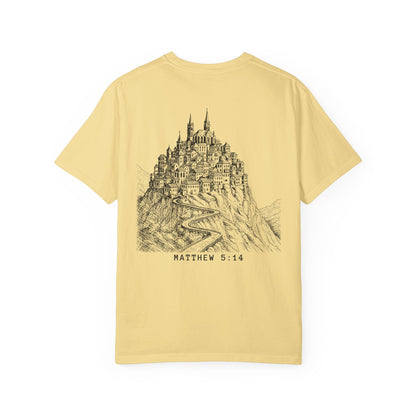 Matthew 5:14 - A City Set on a Mountain - Graphic T-Shirt