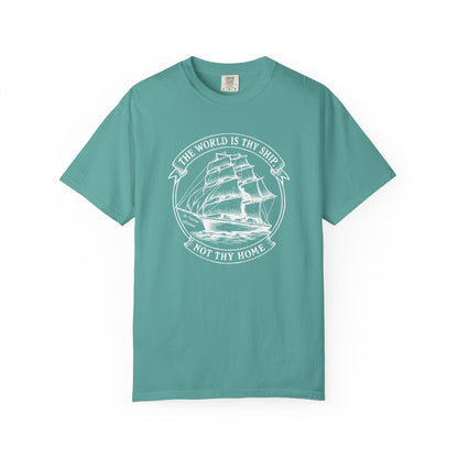 Saint Thérèse of Lisieux - World is Thy Ship - Graphic T-Shirt