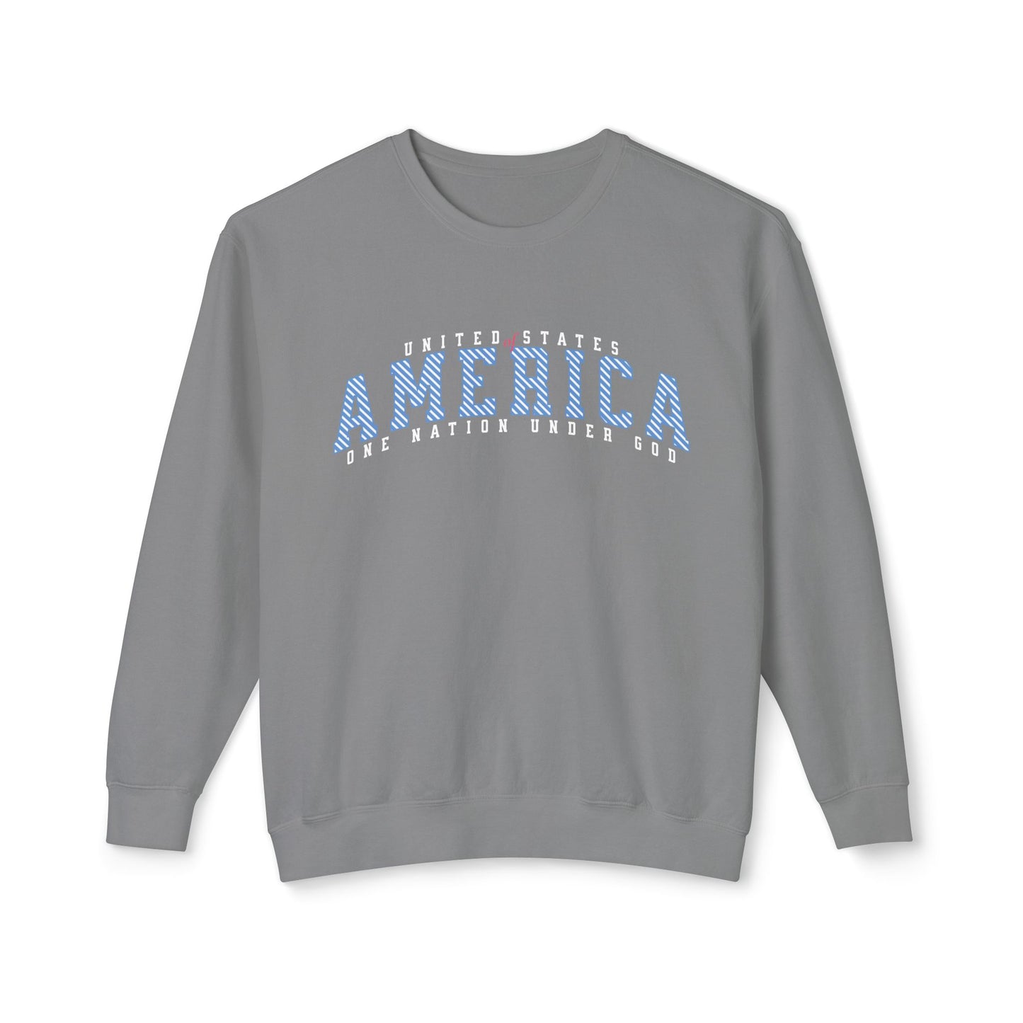 USA One Nation Under God Lightweight Sweatshirt