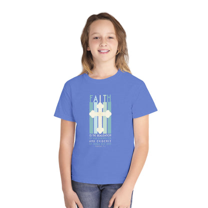 Hebrews 11:1 Faith Youth Graphic T-Shirt