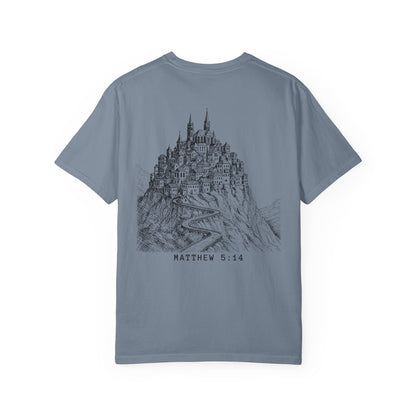 Matthew 5:14 - A City Set on a Mountain - Graphic T-Shirt