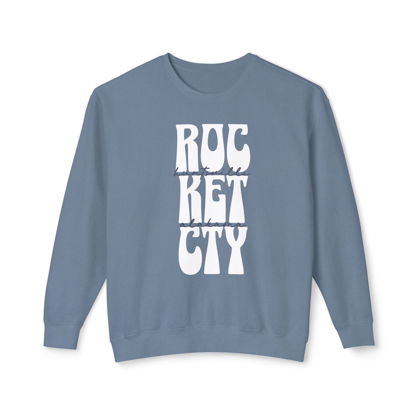 Rocket City Block Lettering Lightweight Sweatshirt