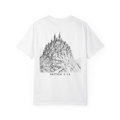 Matthew 5:14 - A City Set on a Mountain - Graphic T-Shirt