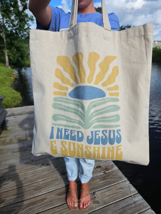 Jesus & Sunshine Tote