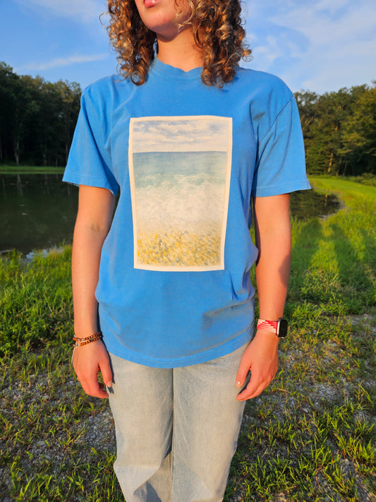 Nice France Watercolor Graphic T-Shirt