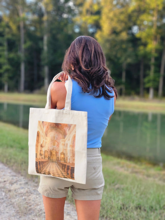 Church of the Annunciation in Ljubljana Watercolor Tote