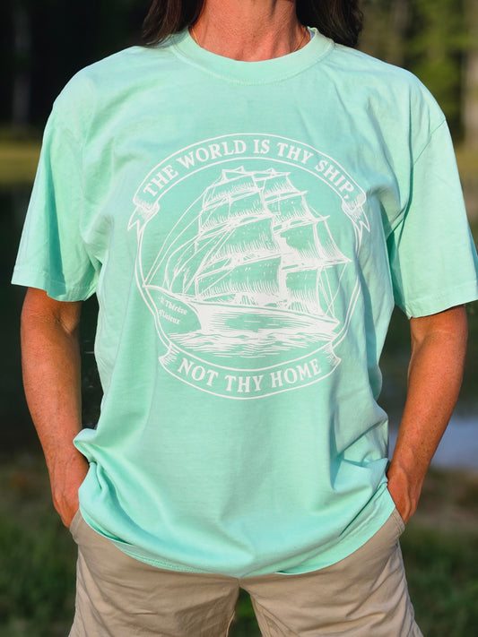 Saint Thérèse of Lisieux - World is Thy Ship - Graphic T-Shirt