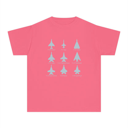 United States Fighter Jets Youth Graphic T-Shirt