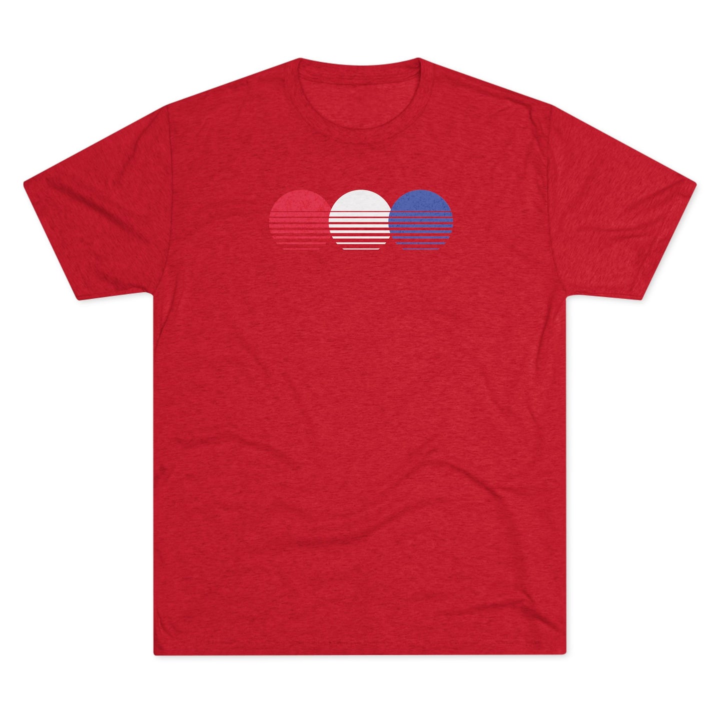 Patriotic Chasing Sunsets Tri-Blend T-Shirt