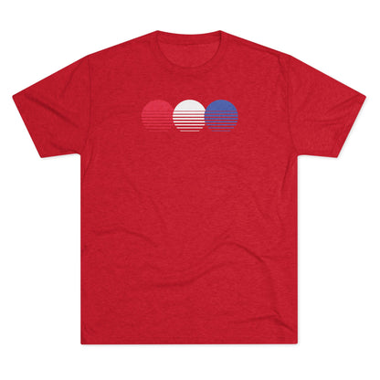 Patriotic Chasing Sunsets Tri-Blend T-Shirt