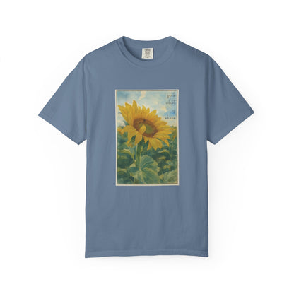 Sunflower (Seek what is Above) Watercolor T-Shirt