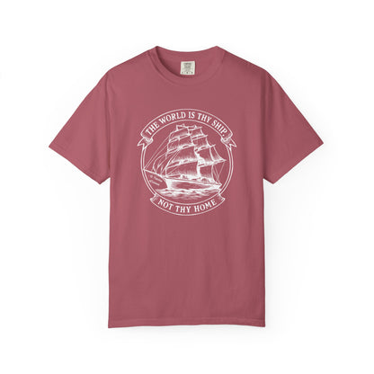 Saint Thérèse of Lisieux - World is Thy Ship - Graphic T-Shirt