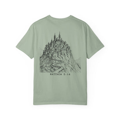 Matthew 5:14 - A City Set on a Mountain - Graphic T-Shirt