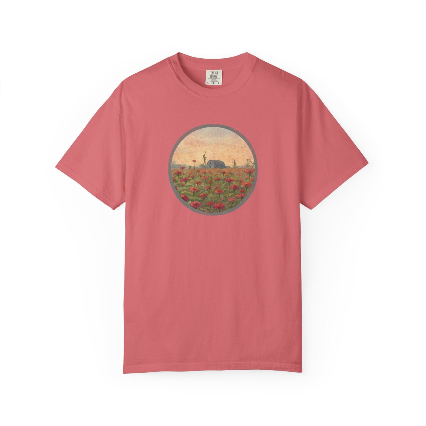 Field of Zinnias Graphic T-Shirt