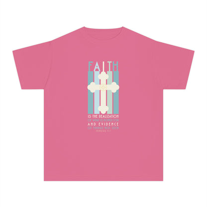 Hebrews 11:1 Faith Youth Graphic T-Shirt