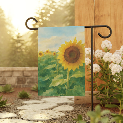Sunflower Field Garden Flag