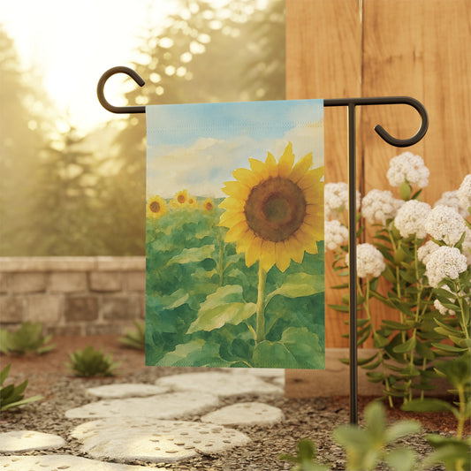 Sunflower Field Garden Flag
