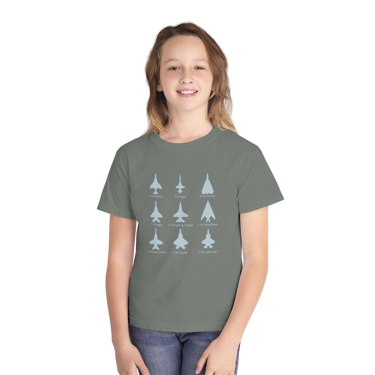 United States Fighter Jets Youth Graphic T-Shirt