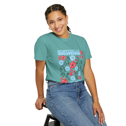 Floral Huntsville 100% Cotton T-Shirt