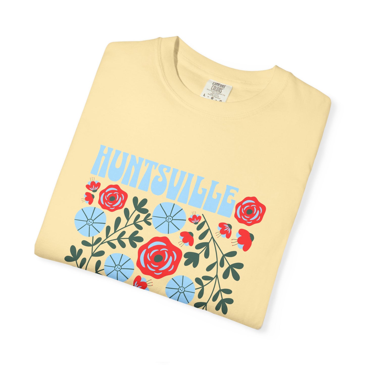 Floral Huntsville 100% Cotton T-Shirt