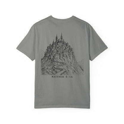 Matthew 5:14 - A City Set on a Mountain - Graphic T-Shirt