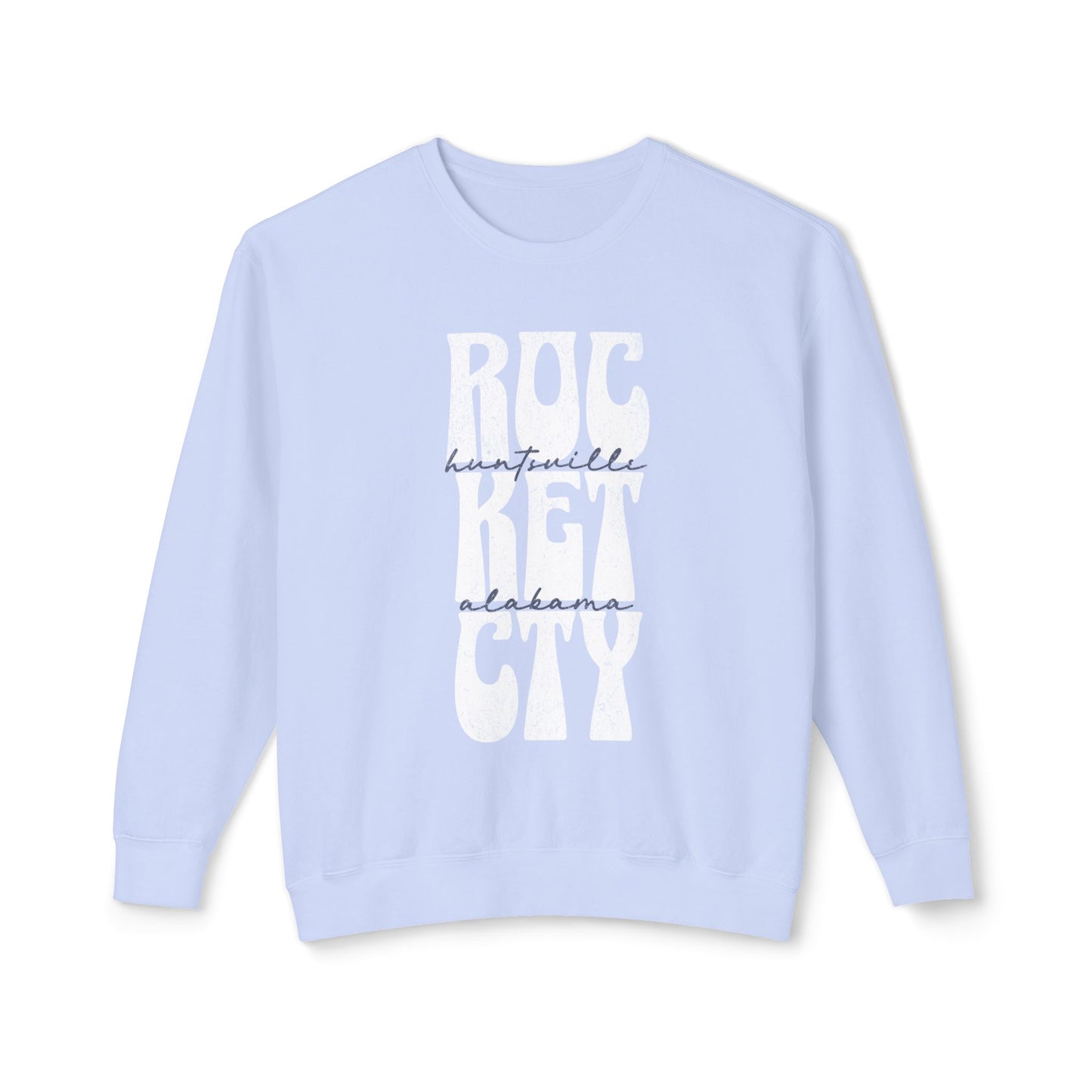 Rocket City Block Lettering Lightweight Sweatshirt