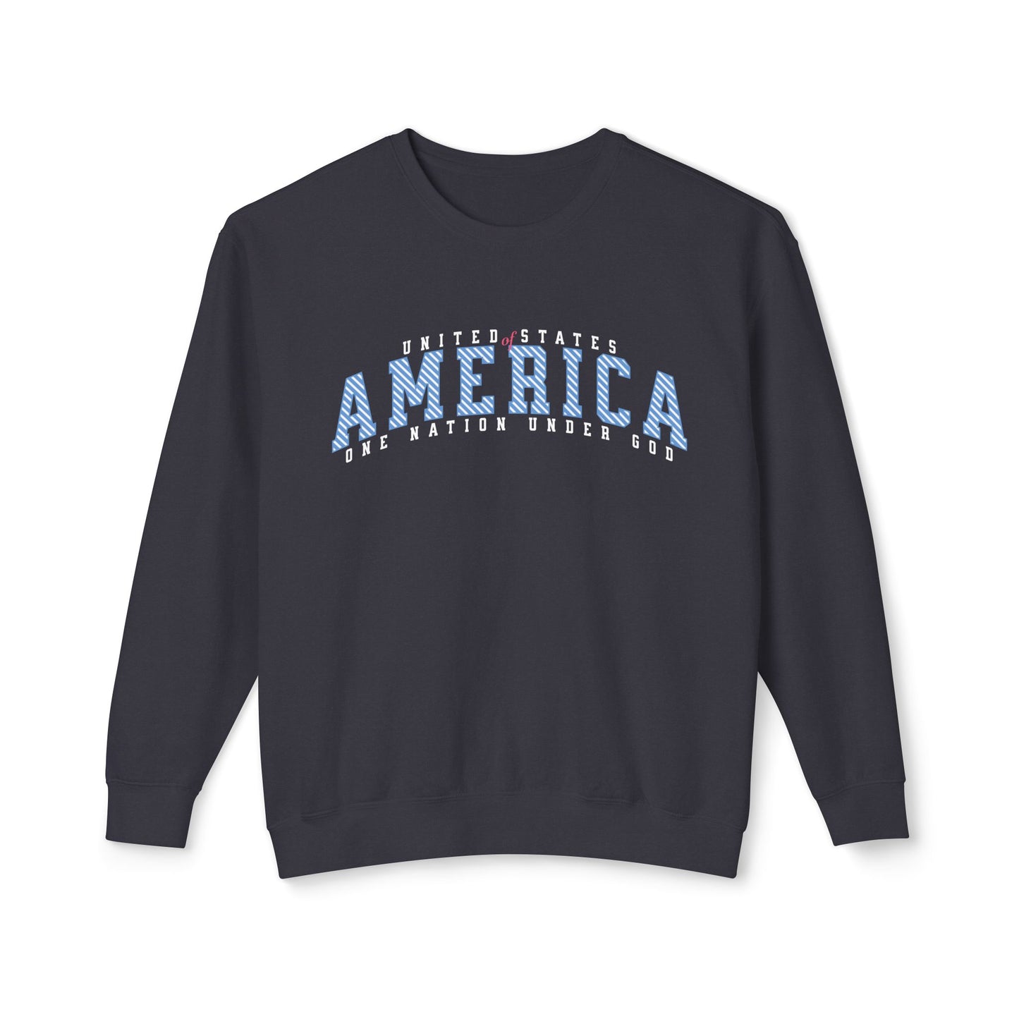 USA One Nation Under God Lightweight Sweatshirt