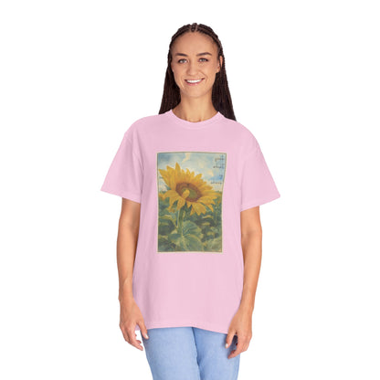 Sunflower (Seek what is Above) Watercolor T-Shirt