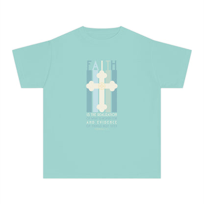 Hebrews 11:1 Faith Youth Graphic T-Shirt